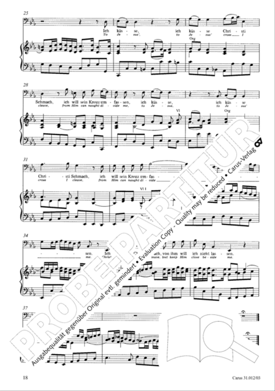 Weeping, crying, sorrow, sighing (Weinen, Klagen, Sorgen, Zagen) ATB scores gallery preview page 19