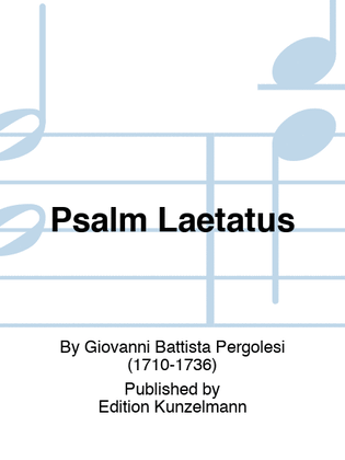 Book cover for Laetatus sum in his (Psalm 121)