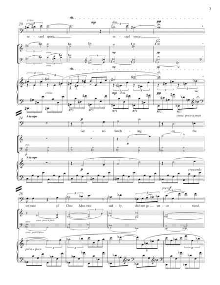 Dream Girl from Eight Love Songs for High Baritone Voice, Violin, Violoncello and Piano (Full/Vocal Score)