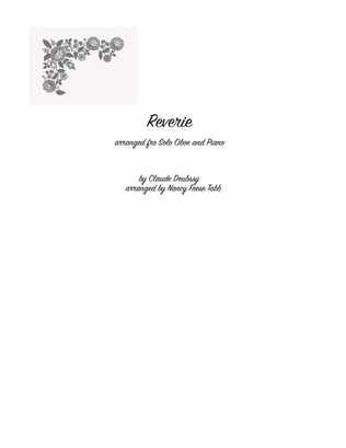 Book cover for Reverie for Oboe Solo with Piano