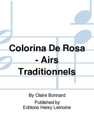 Book cover for Colorina De Rosa - Airs Traditionnels