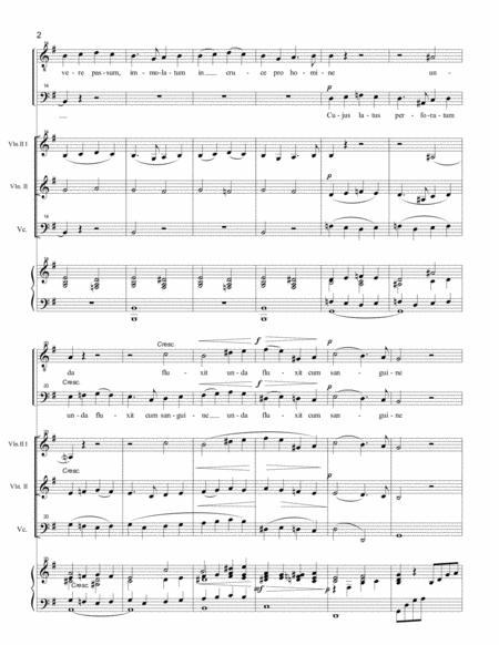 Ave Verum - By Gabriel Faure - Arr. for SA or TB with strings and organ. image number null