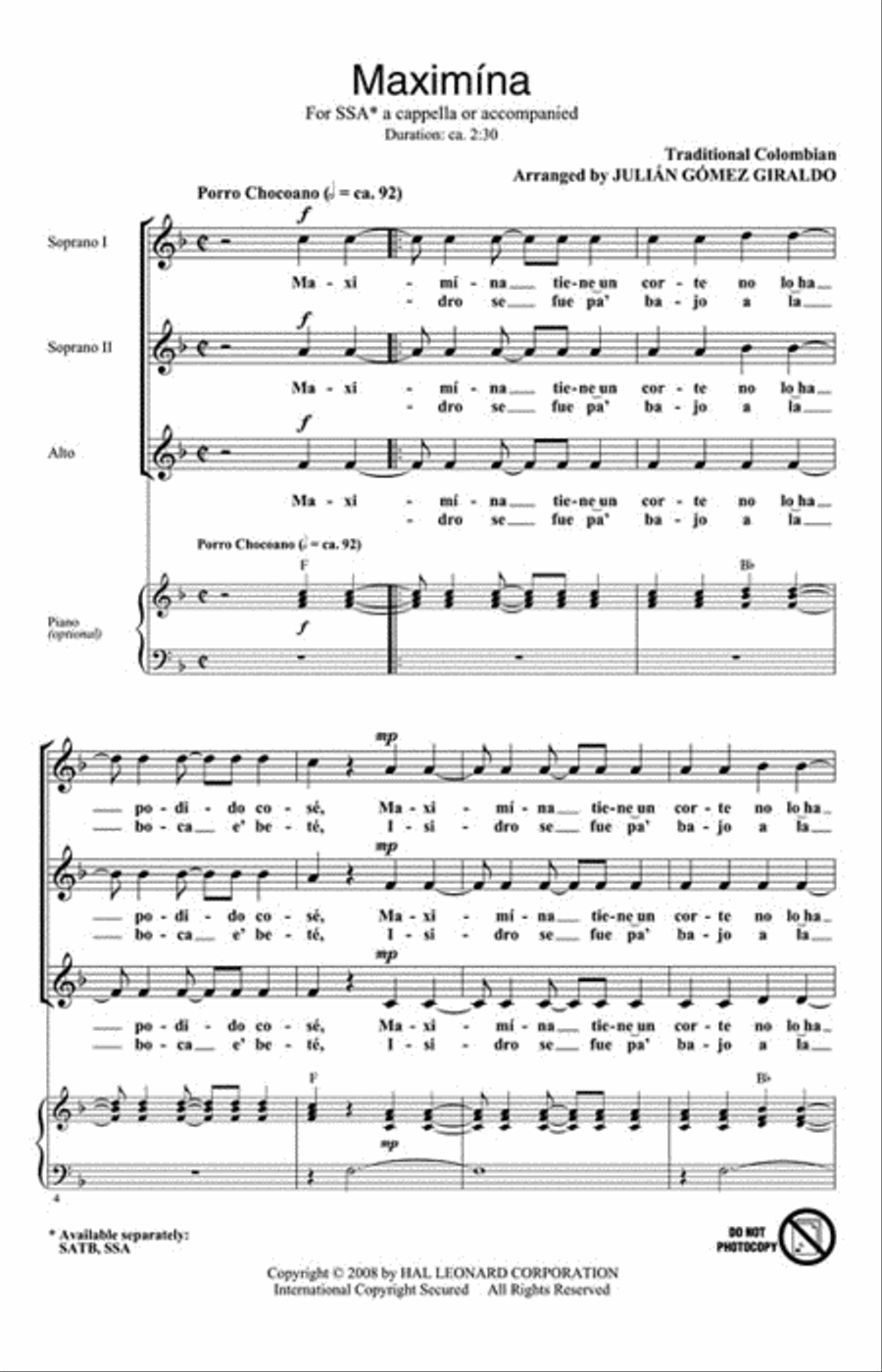 Maximína Maximína SSA scores gallery preview page 2