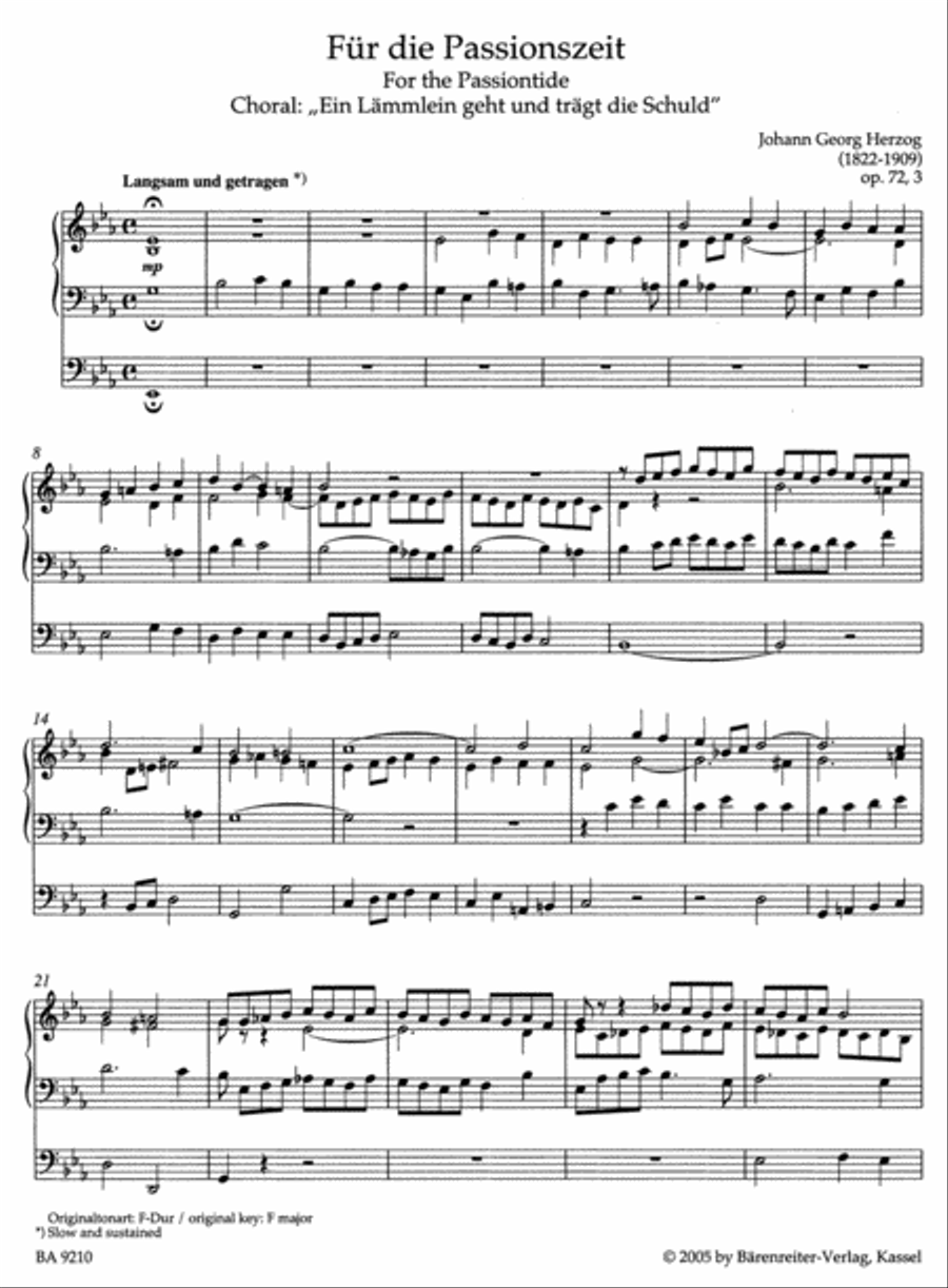 Orgelmusik zur Passions- und Osterzeit Organ scores gallery preview page 2
