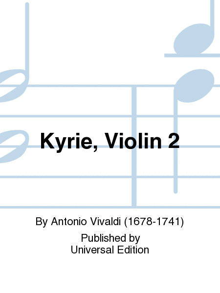 Kyrie, Violin 2