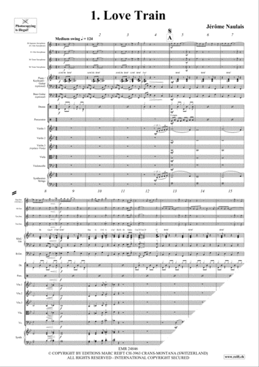 Play With Your Band Volume 4 Saxophone Ensemble scores gallery preview page 4
