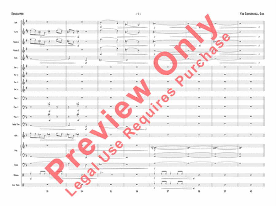 The Cannonball Run Jazz Ensemble scores gallery preview page 6
