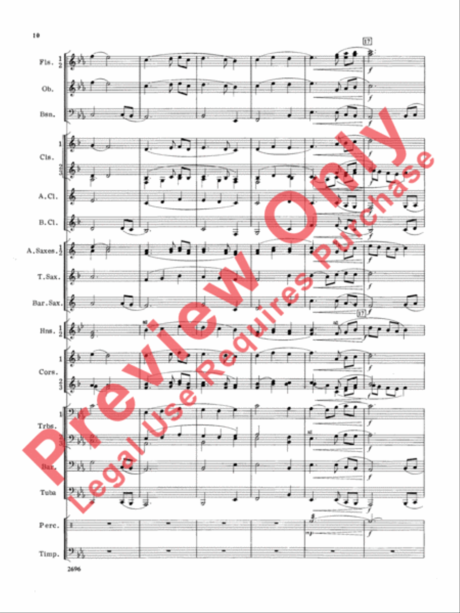 Hudson River Suite Hudson River Suite Concert Band scores gallery preview page 11