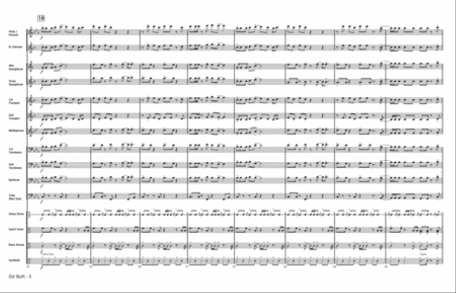 Da Butt Marching Band scores gallery preview page 5