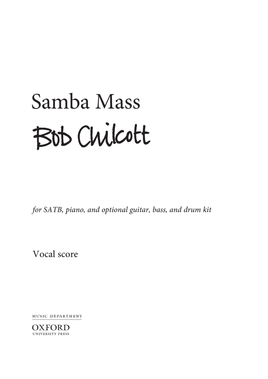 Samba Mass Samba Mass 4-Part scores gallery preview page 1