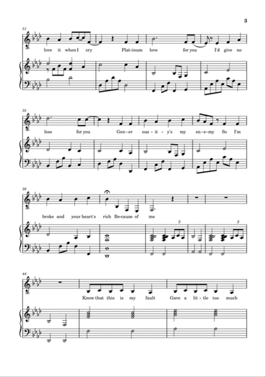 Tears Of Gold Voice scores gallery preview page 3