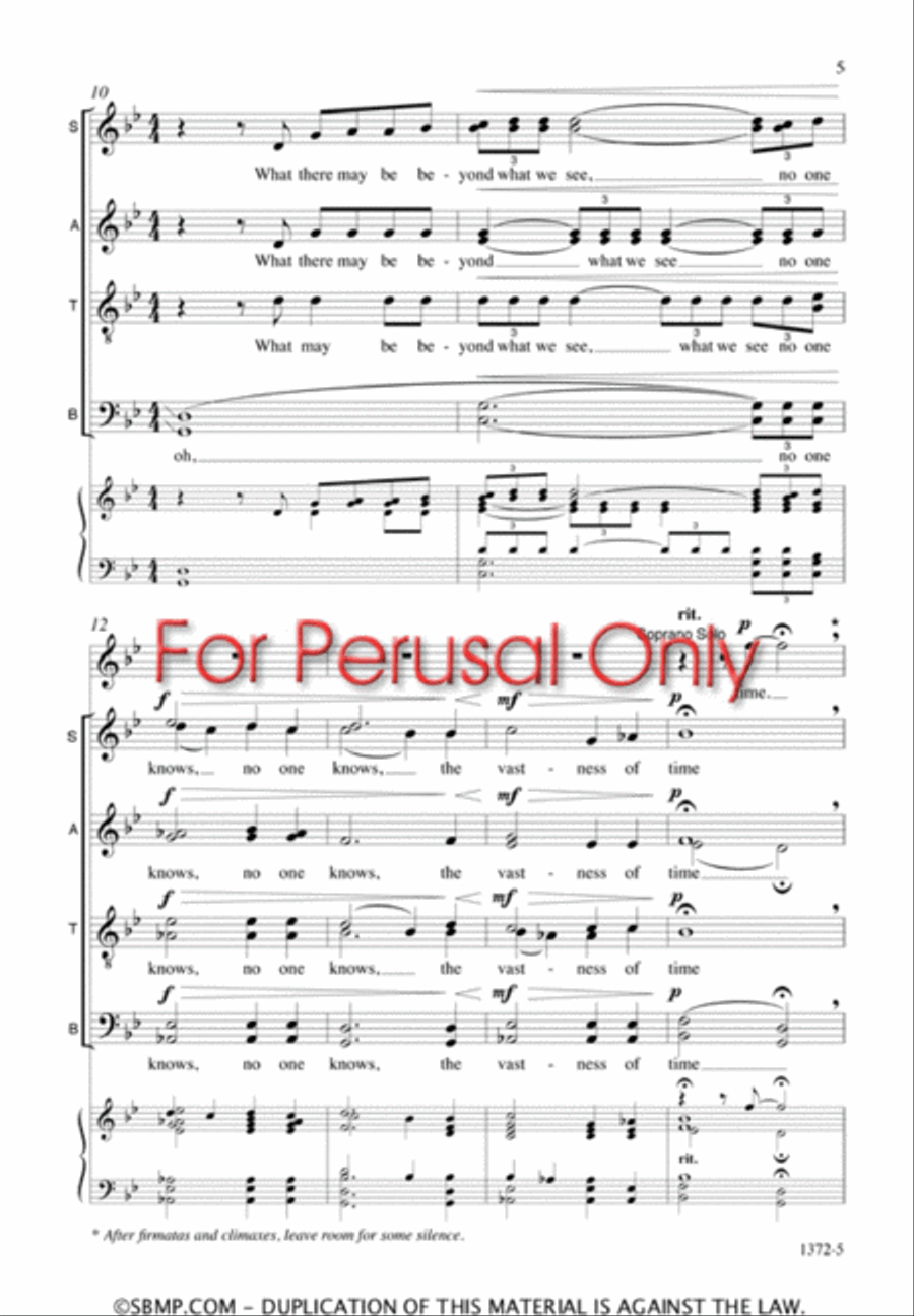 Infinity - SATB divisi Octavo Divisi scores gallery preview page 4