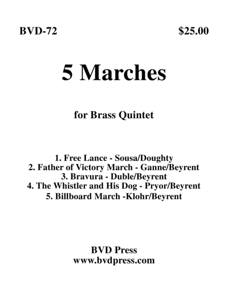 5 Marches