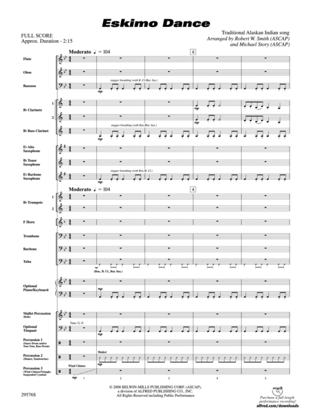 Eskimo Dance (score only) image number null