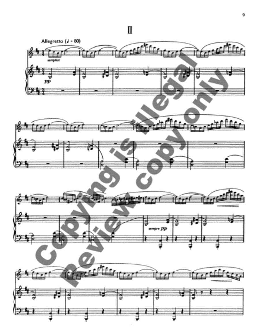 Concerto for Flute & Strings, No. 1 Orchestra scores gallery preview page 9