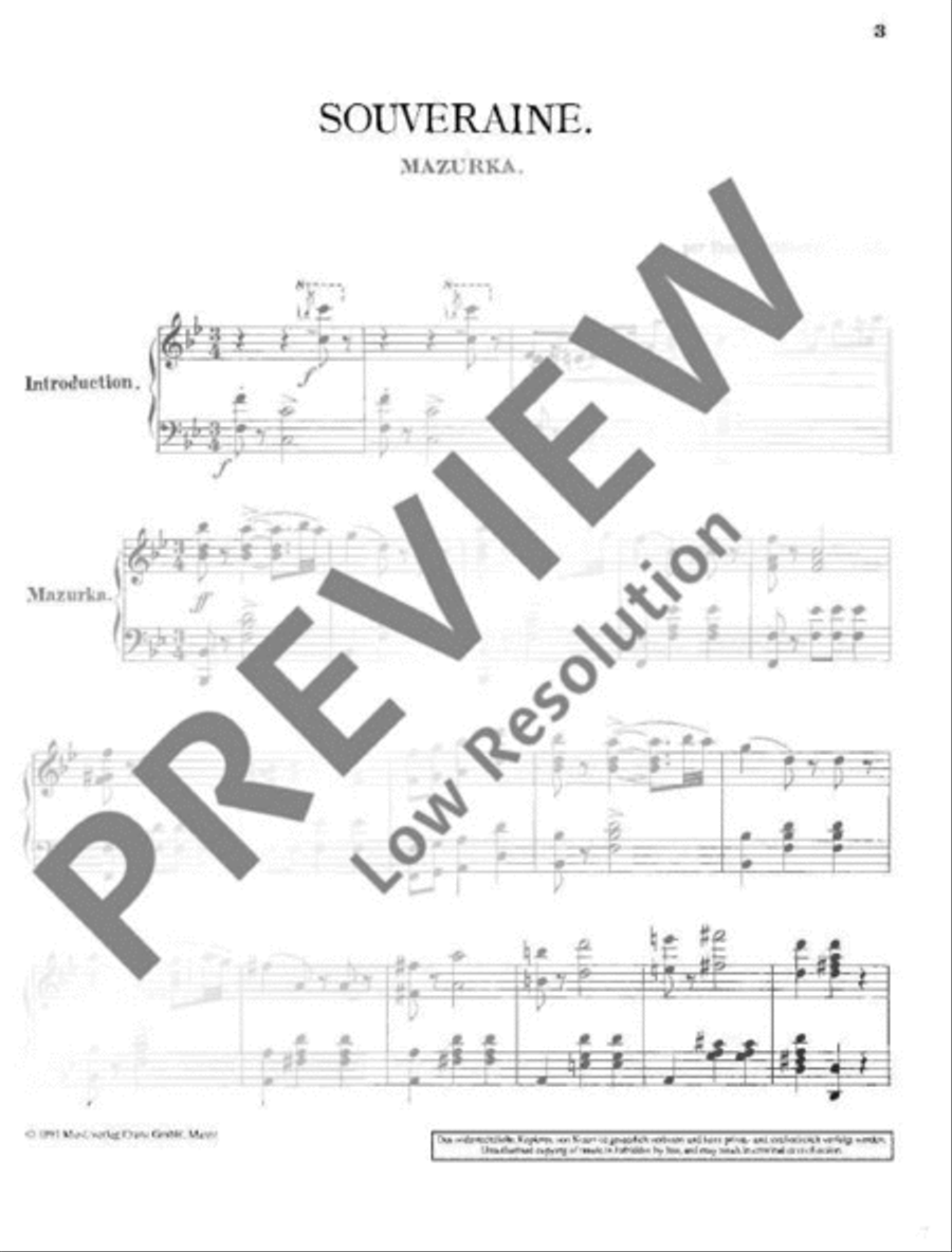Souveraine Piano Solo scores gallery preview page 4