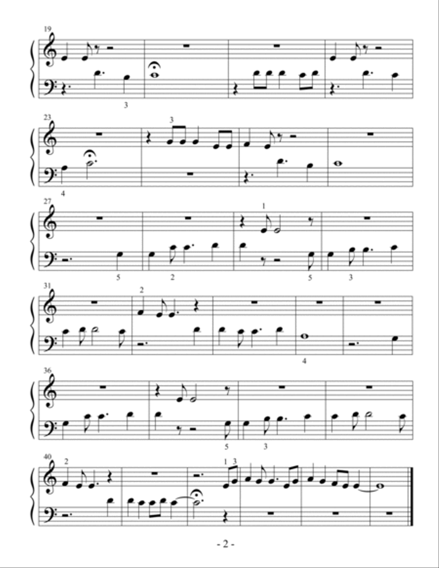 A Million Dreams Easy Piano scores gallery preview page 2
