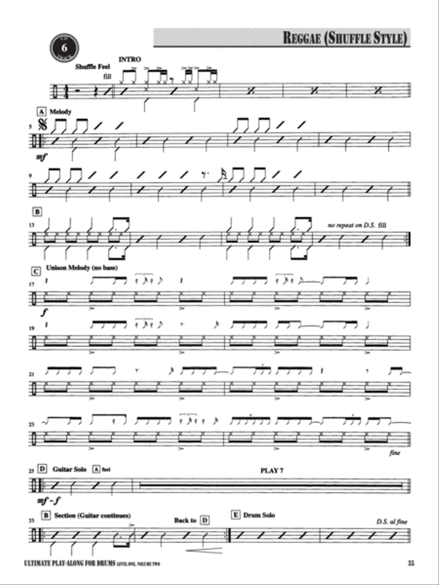 Ultimate Play-Along Drum Trax Dave Weckl, Level 1, Volume 2 Drum Set scores gallery preview page 5