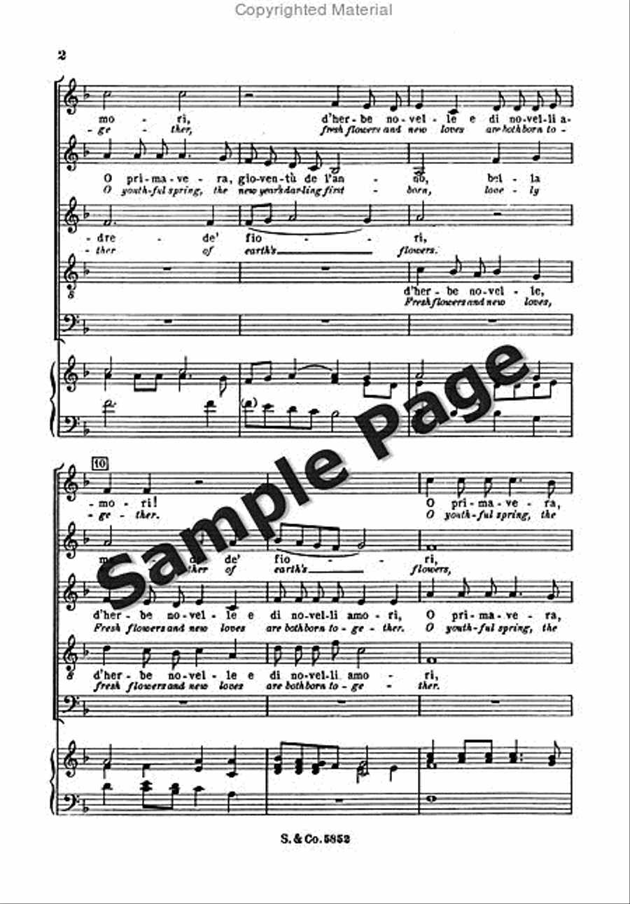 O Primavera O Primavera SSATB scores gallery preview page 5