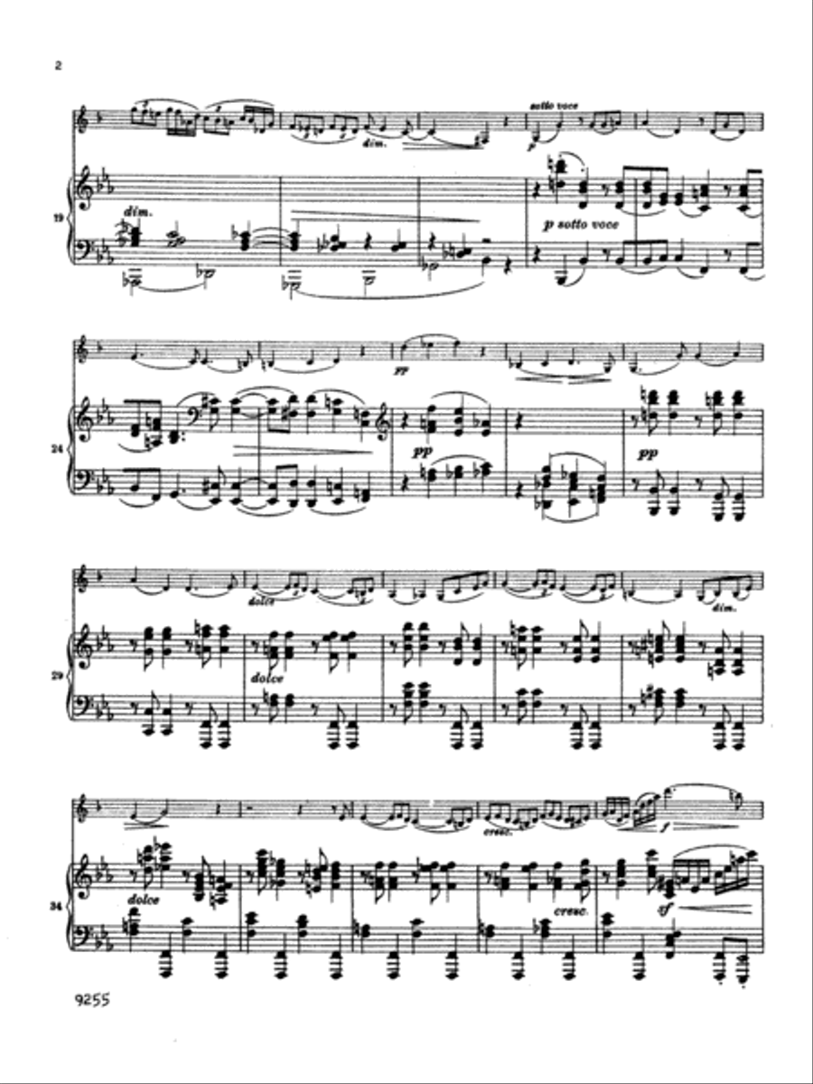 Brahms: Sonata No. 2 in E flat Major, Op. 120 Piano scores gallery preview page 4