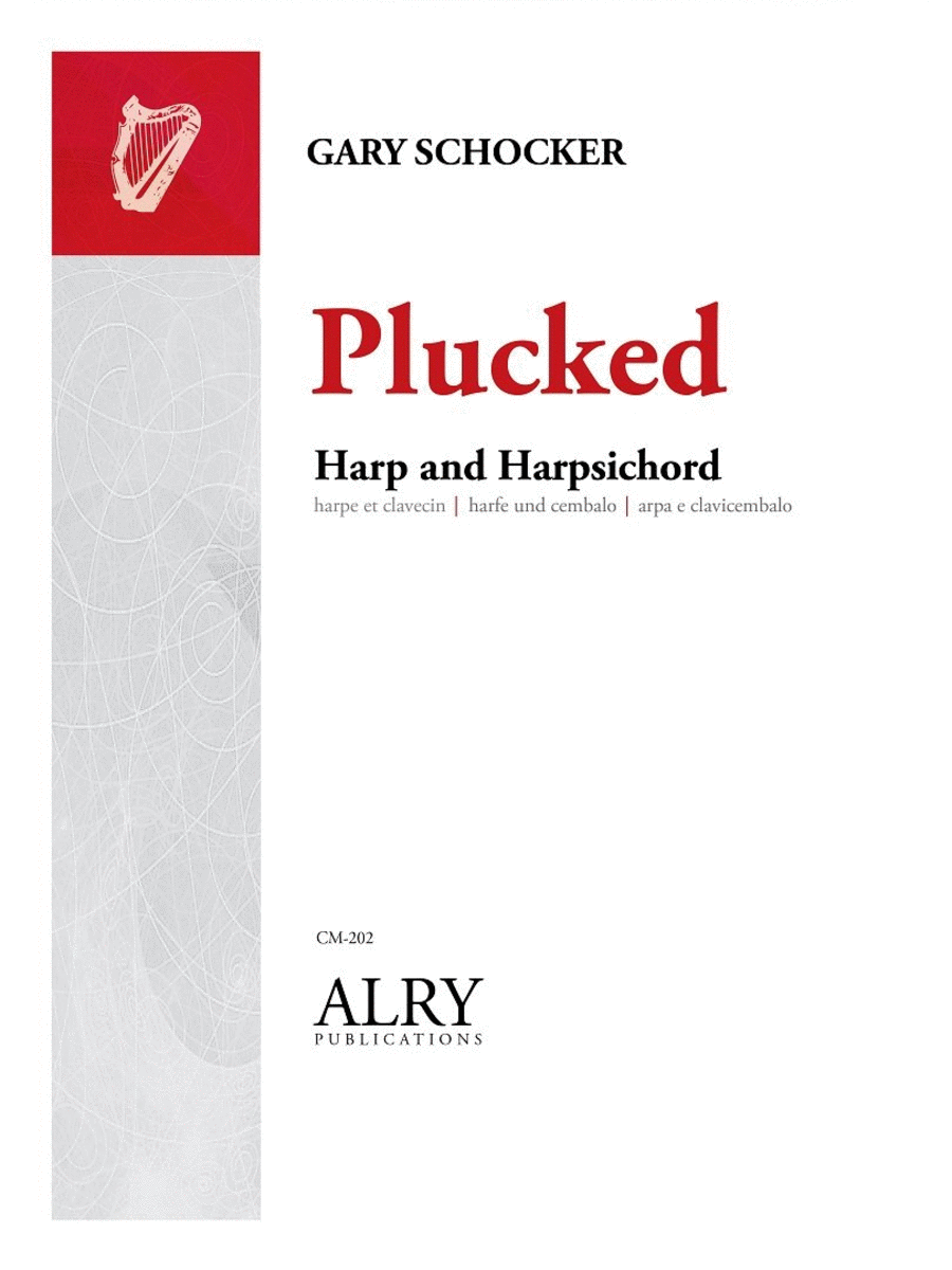 Plucked for Harp and Harpsichord Harp scores gallery preview page 1