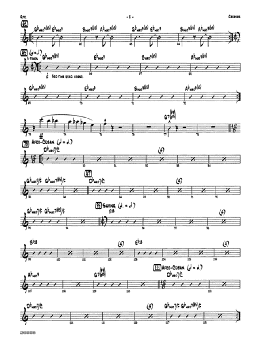 Caravan: Guitar Jazz Ensemble scores gallery preview page 2