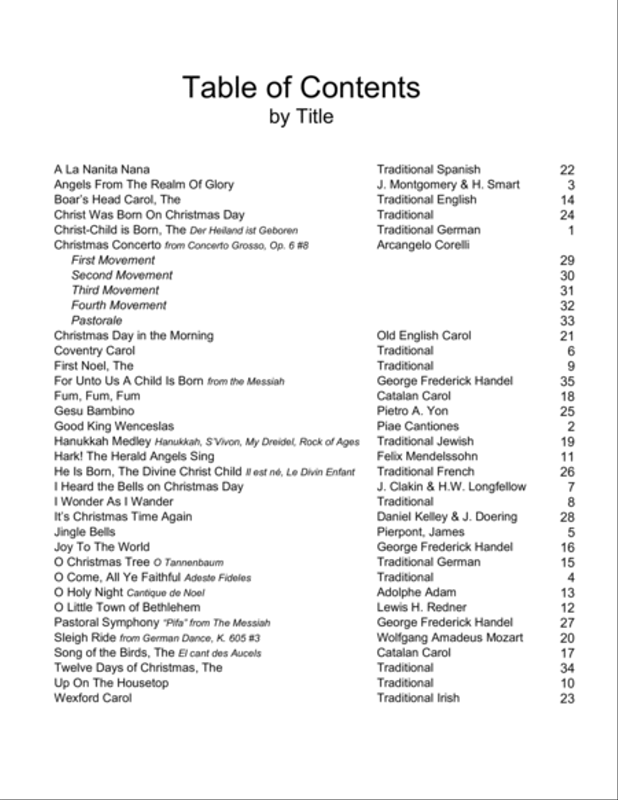 Intermediate Music for Four, Christmas, Part 2 - Alto Sax in Eb 73125 Small Ensemble scores gallery preview page 4