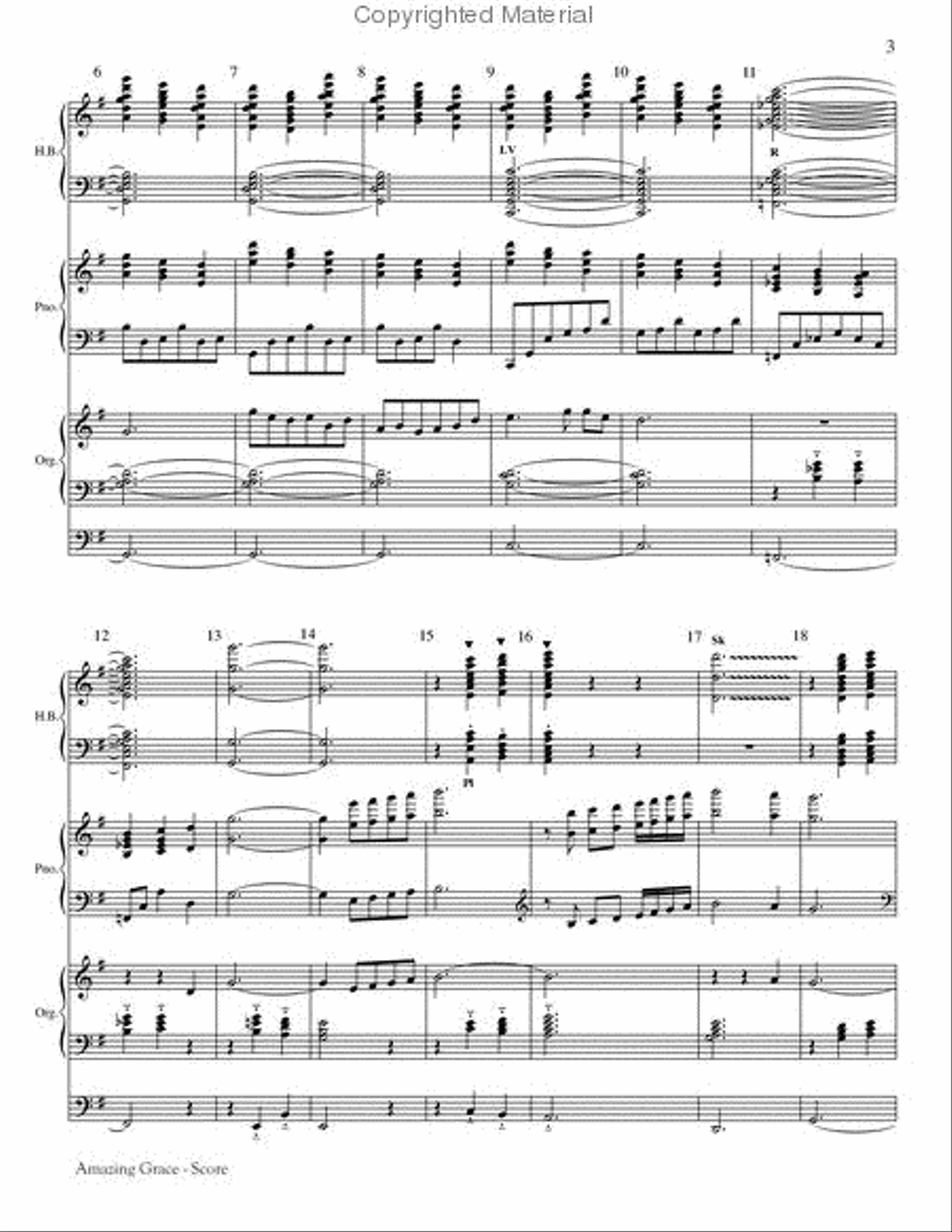 Hymn Dazzlers: Set 2 Handbell Choir scores gallery preview page 3