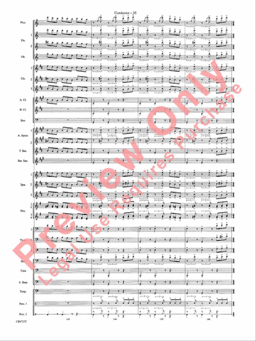 Dave Brubeck: It's About Time Concert Band scores gallery preview page 38