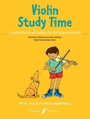 Book cover for Violin Study Time Violin