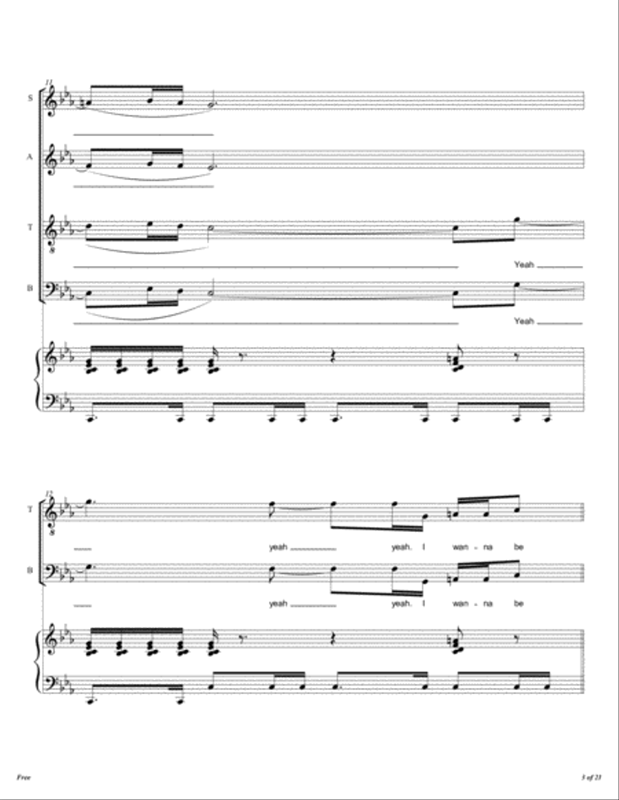 Free 4-Part scores gallery preview page 4