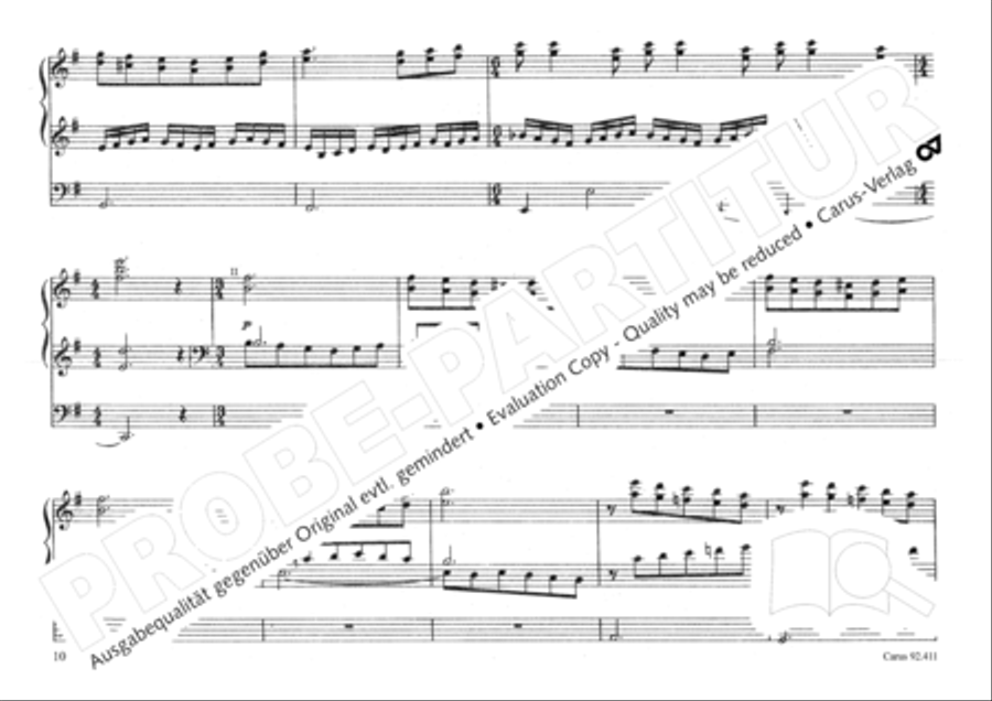 Gregorianische Miniaturen fur Orgel Organ Solo scores gallery preview page 15