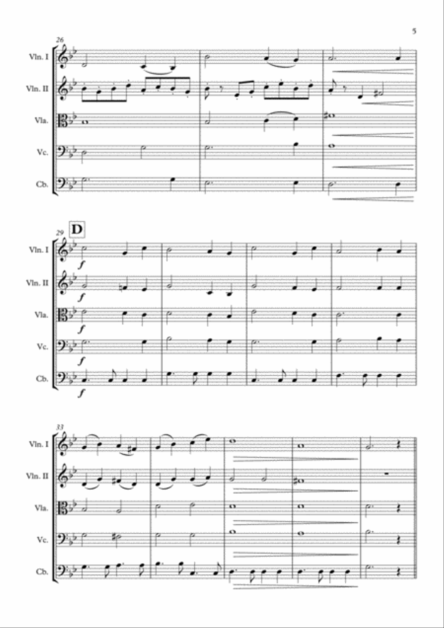 For The Cause String Quintet scores gallery preview page 6