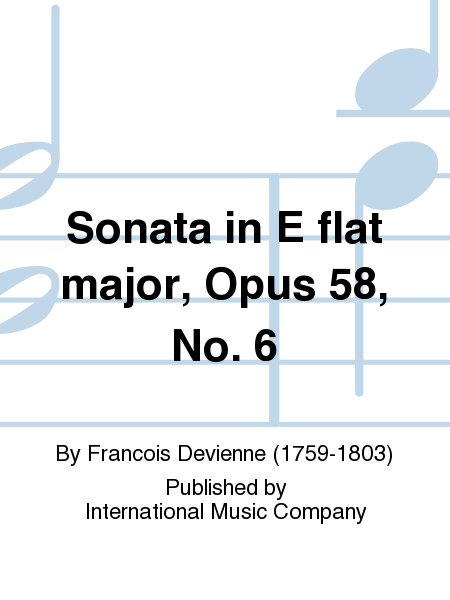 Sonata in E flat major, Op. 58 No. 6