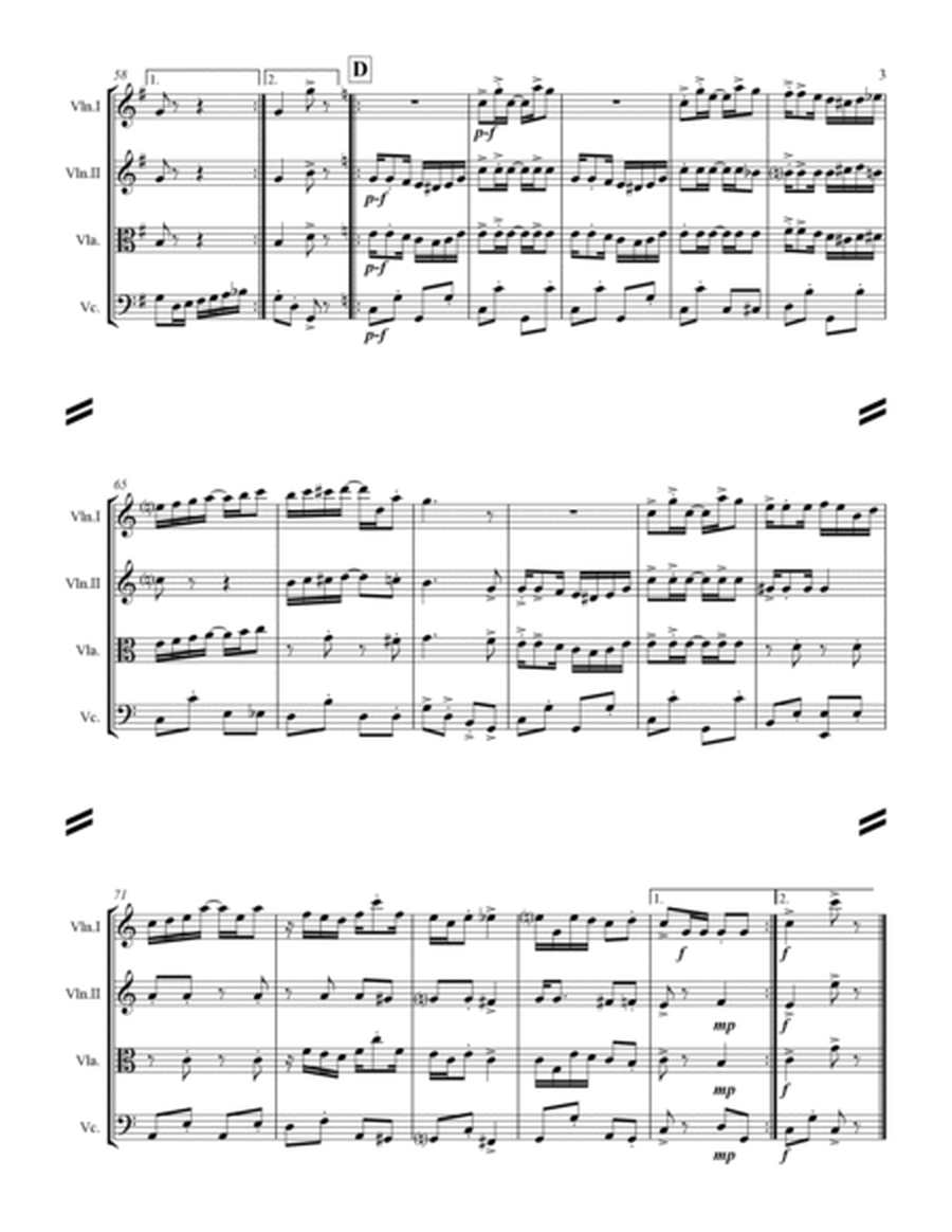 Joplin - “The Cascades” (for String Quartet) image number null