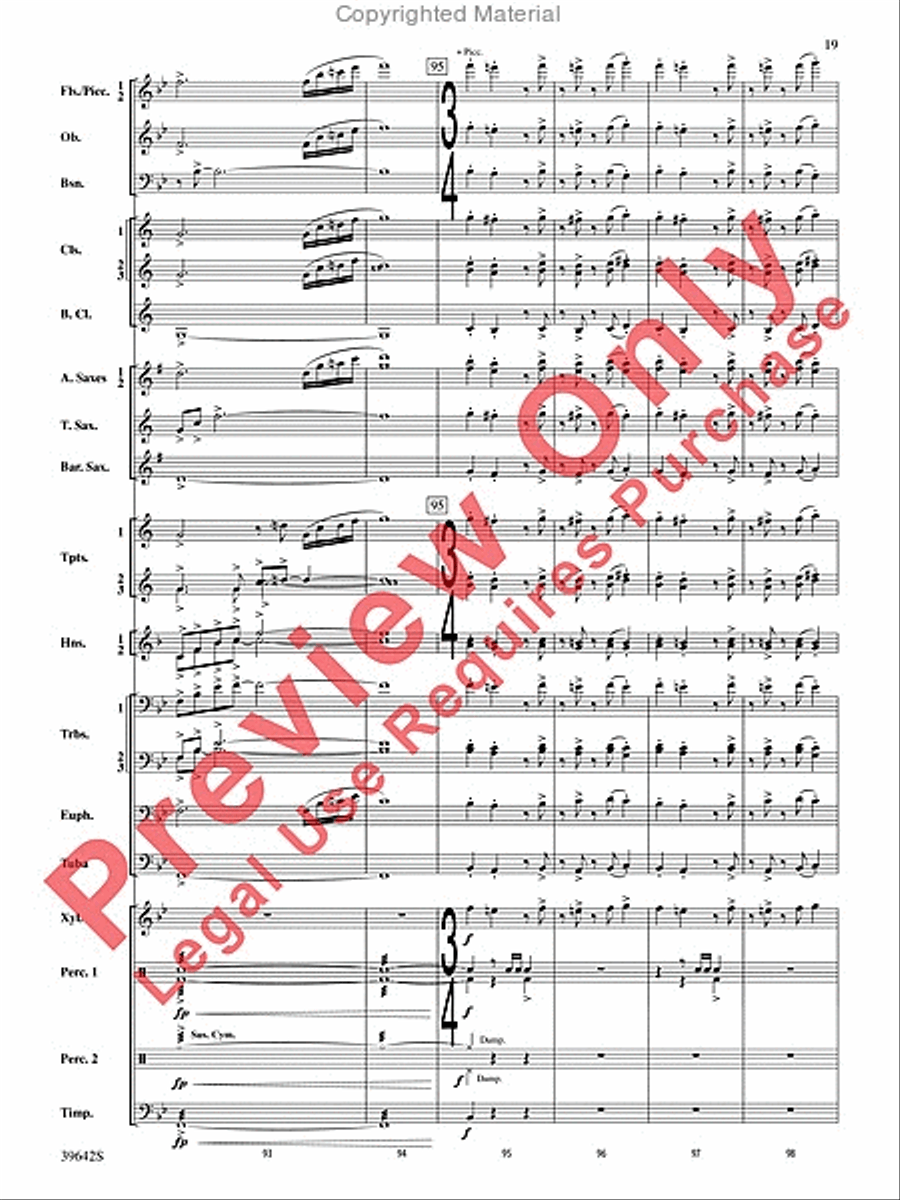Chroma Concert Band scores gallery preview page 20