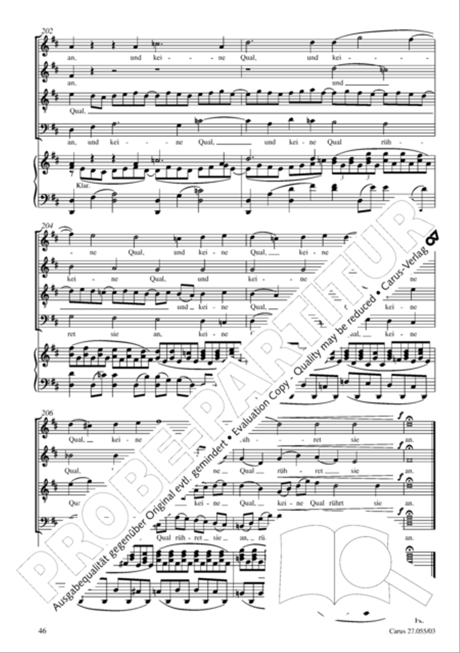 Ein Deutsches Requiem (German Requiem) 4-Part scores gallery preview page 49