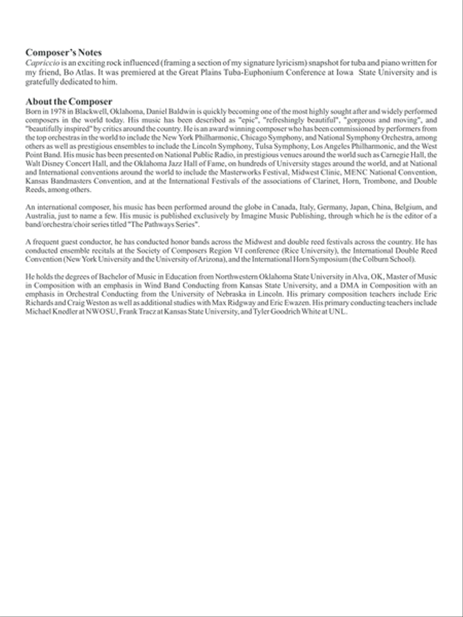 Capriccio Tuba scores gallery preview page 2