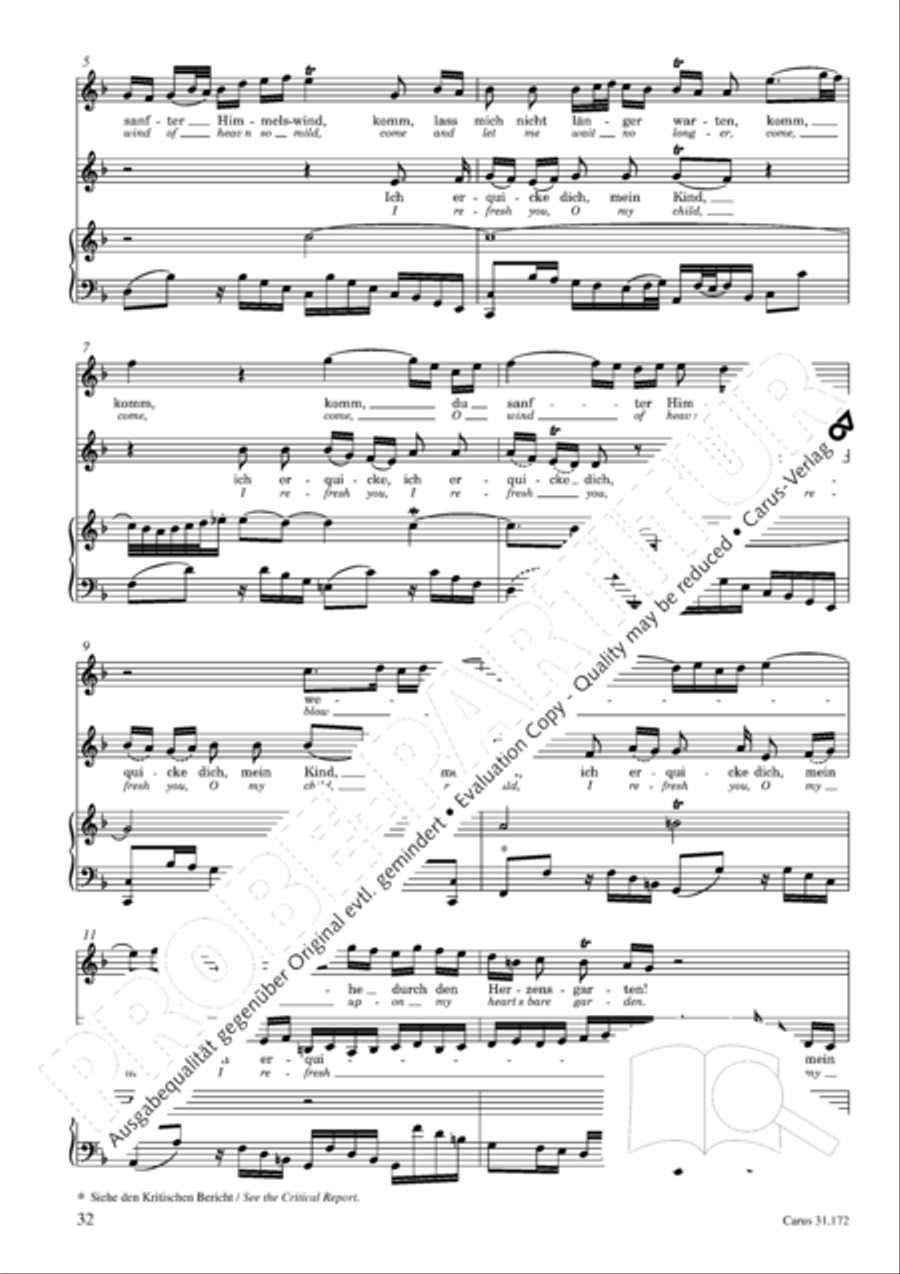 Sound forth, now with singing (Erschallet, ihr Lieder) 4-Part scores gallery preview page 31
