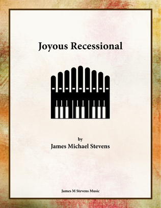 Book cover for Joyful Recessional - Organ Solo