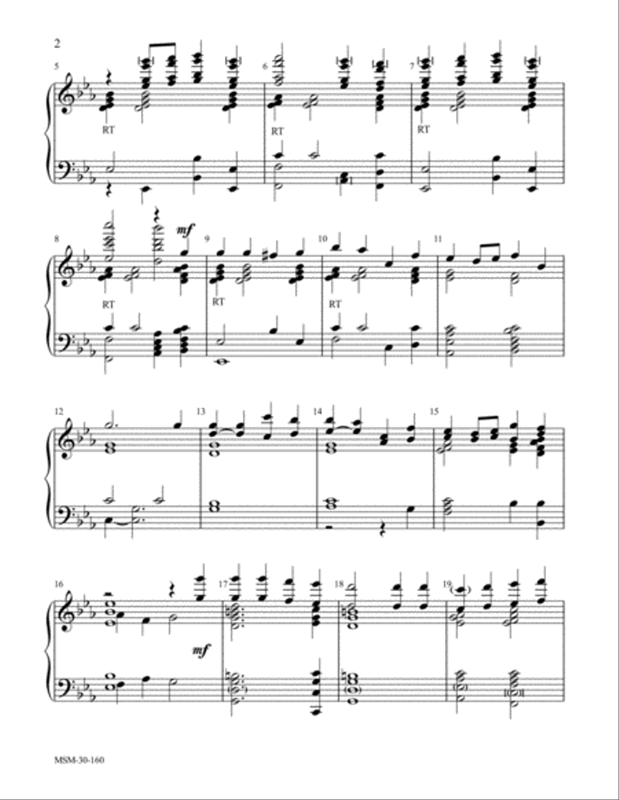 O Little Town of Bethlehem 5-Octaves scores gallery preview page 3