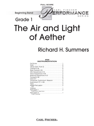 The Air and Light of Aether