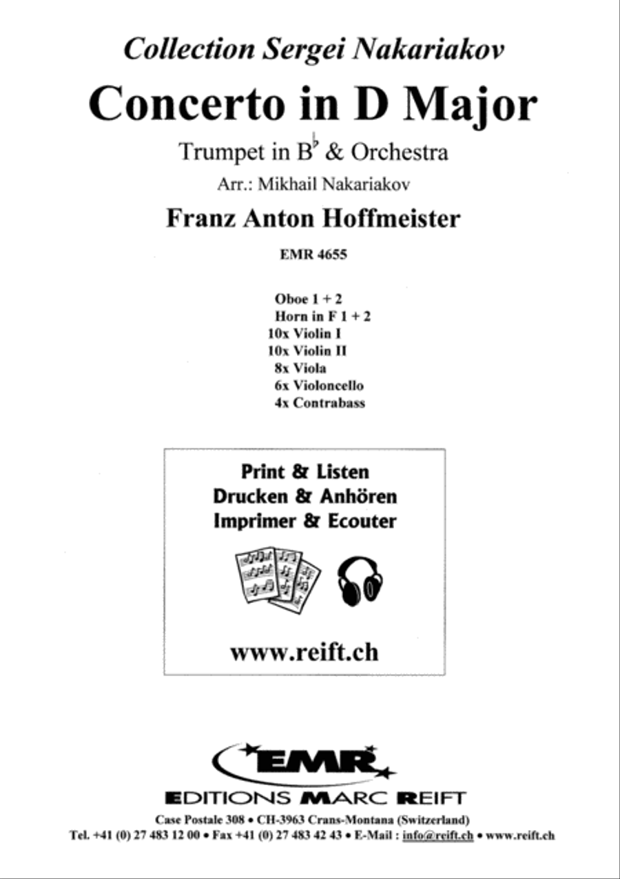 Concerto in D Major Concerto in D Major Orchestra scores gallery preview page 2