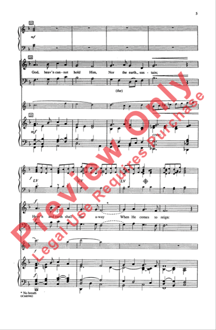 What Can I Give Him? 4-Part scores gallery preview page 5