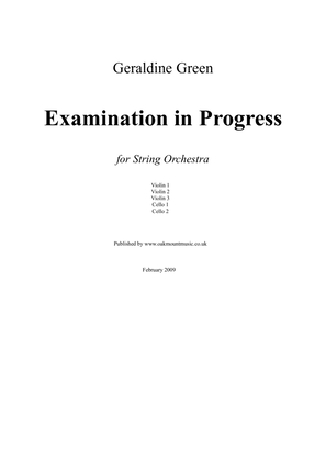 Book cover for Examination In Progress (School Arrangement)