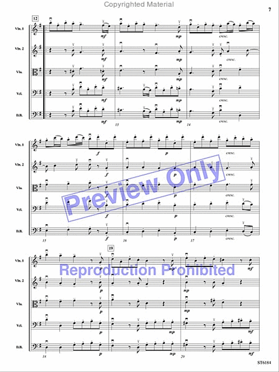 Sonata No. 8 String Orchestra scores gallery preview page 6