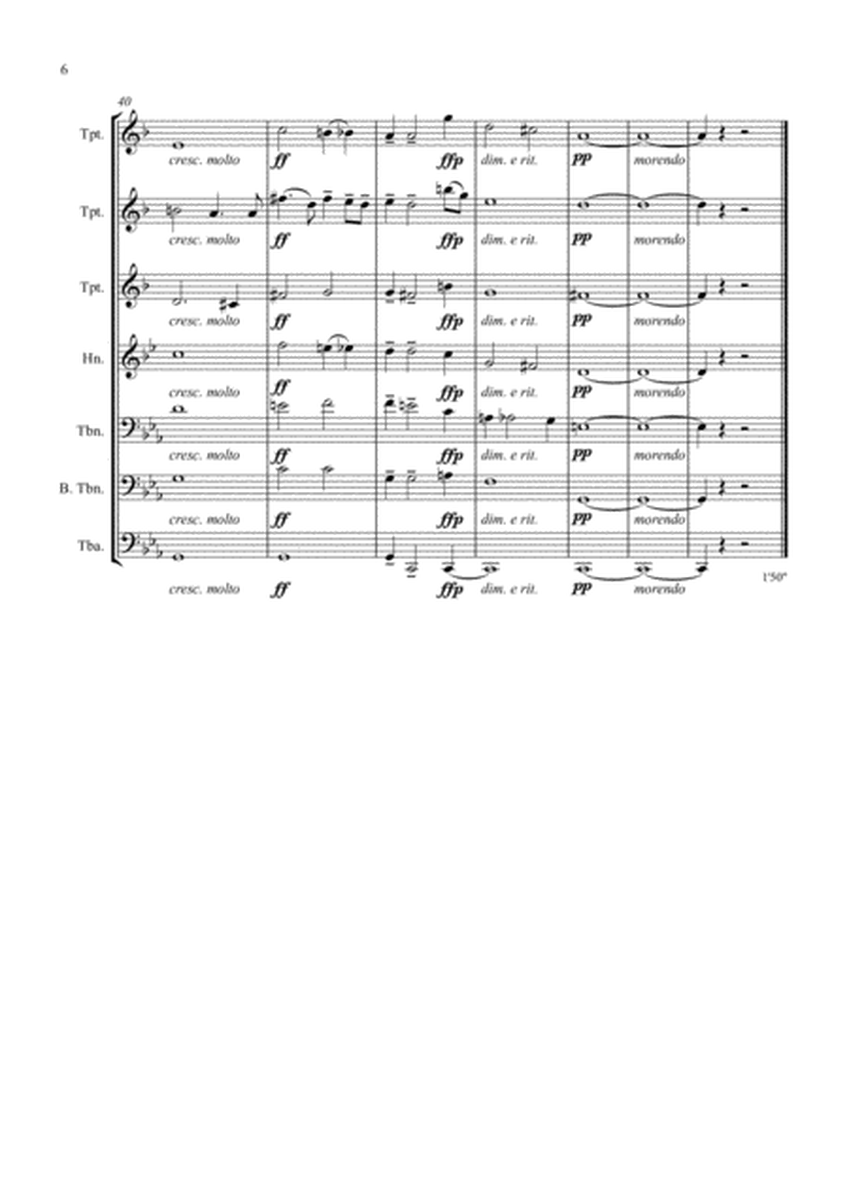 Hjertesar from Two Elegiac Melodies (Brass Septet) image number null