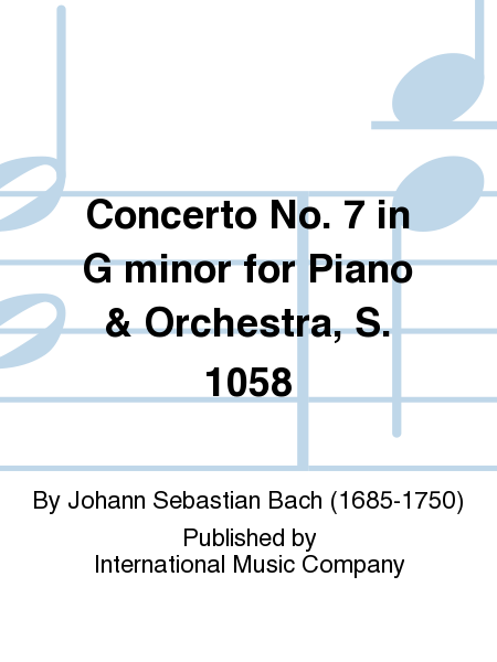 Concerto No. 7 in G minor for Piano & Orchestra, S. 1058 (GOEDICKE-PHILIPP) (set)