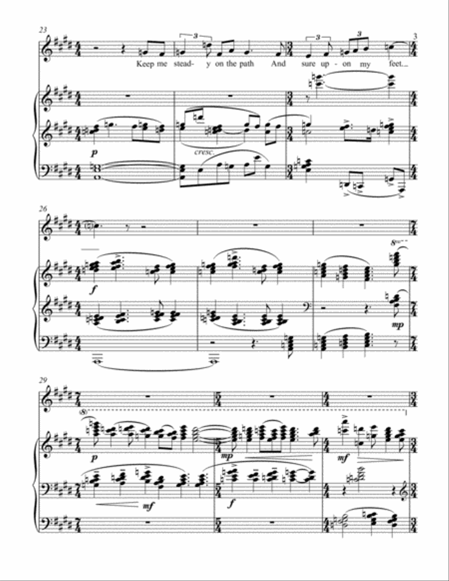 You Are Light (Looking Ahead) Voice scores gallery preview page 3