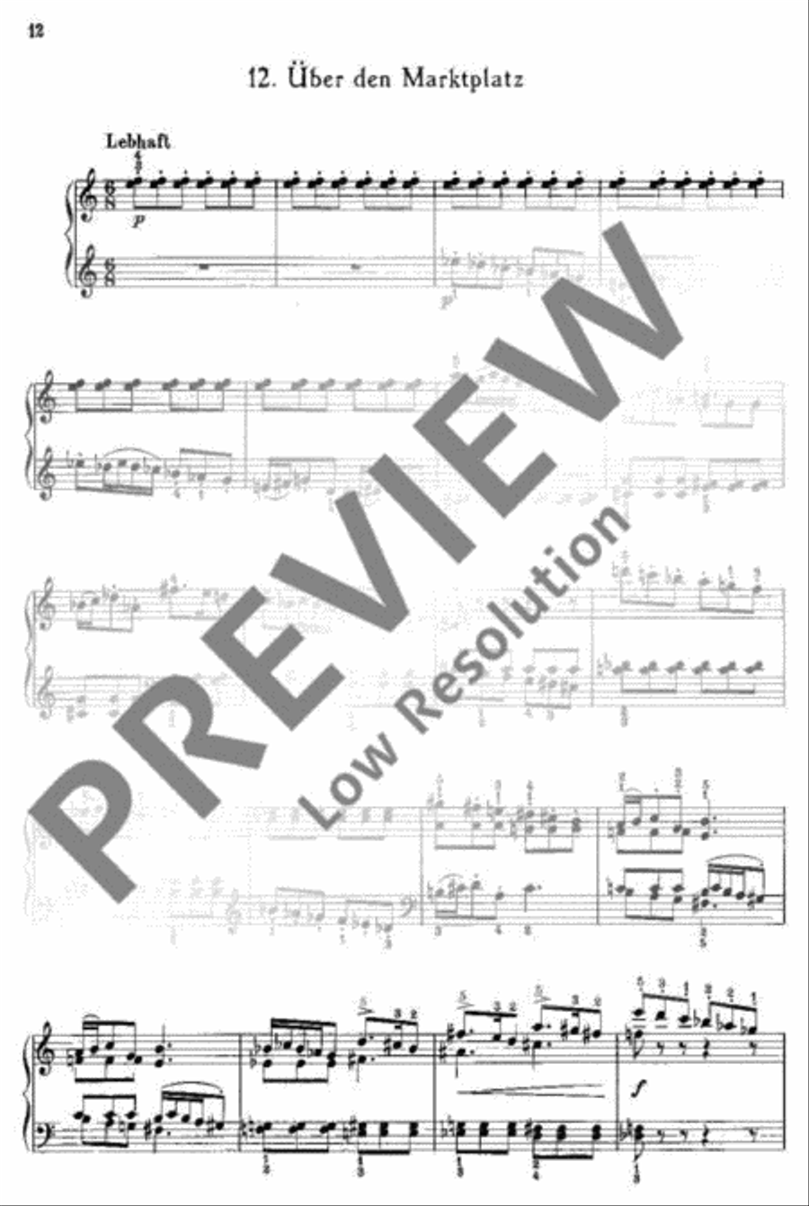 Echoes from a small Town Piano Solo scores gallery preview page 11
